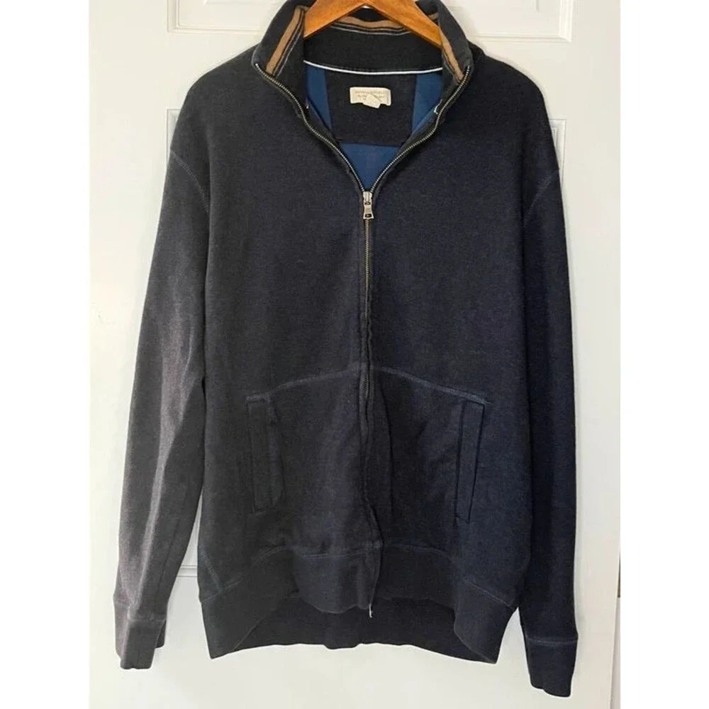 Banana Republic men’s premium full zip knit sweater